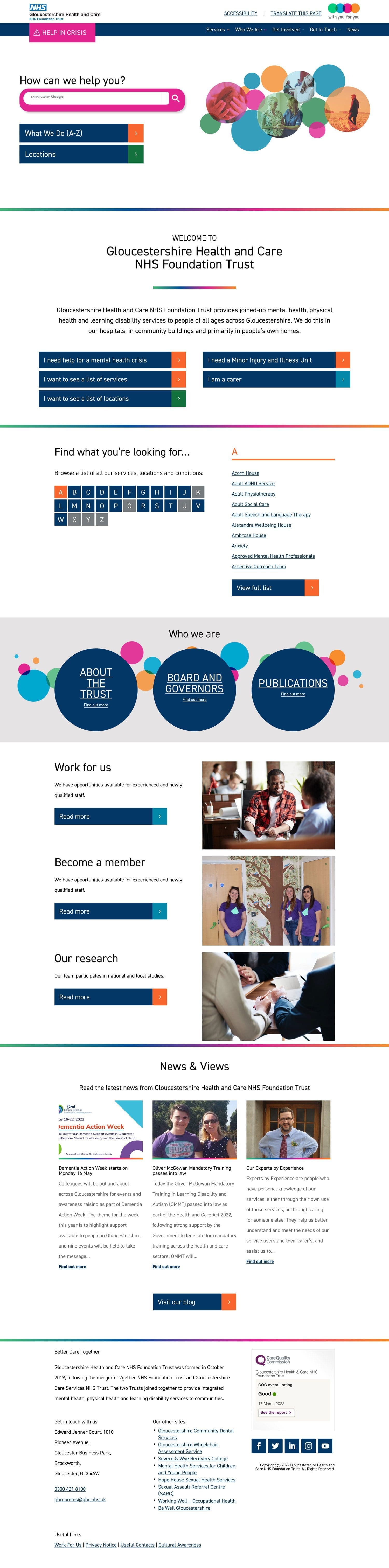 Accessibility Web Design Rules - Our upgraded website for NHS
