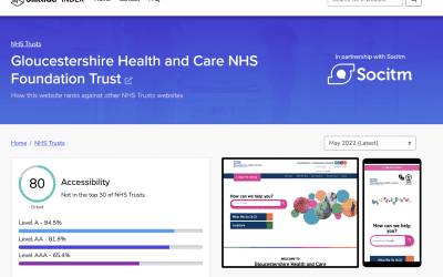 Accessibility Web Design Rules – Our upgraded website for NHS