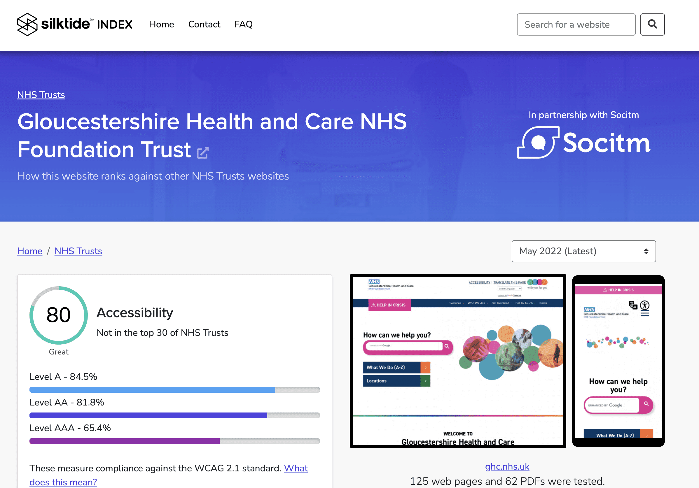 Accessibility Web Design Rules – Our upgraded website for NHS